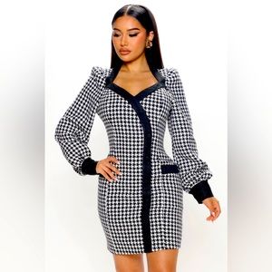 Fashion Nova Tweed Mini Dress